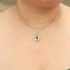 Emerald Eclipse Pendant