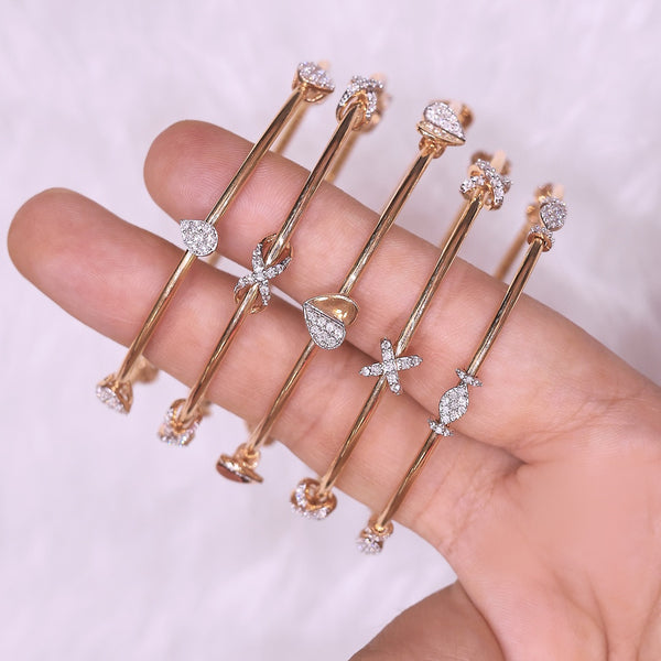 Diamond Kiss Bangle
