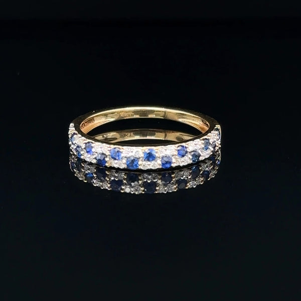 Sapphire Pavé Ring
