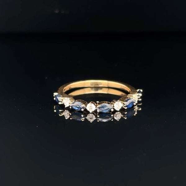 Marquise Sapphire Ring