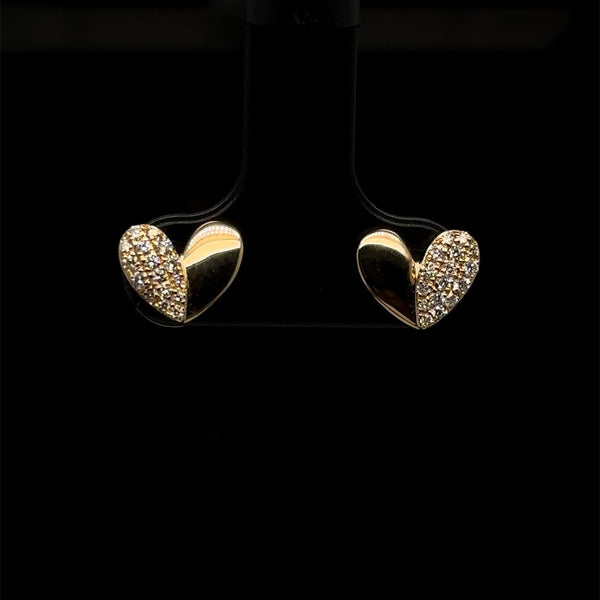 Split Heart Studs