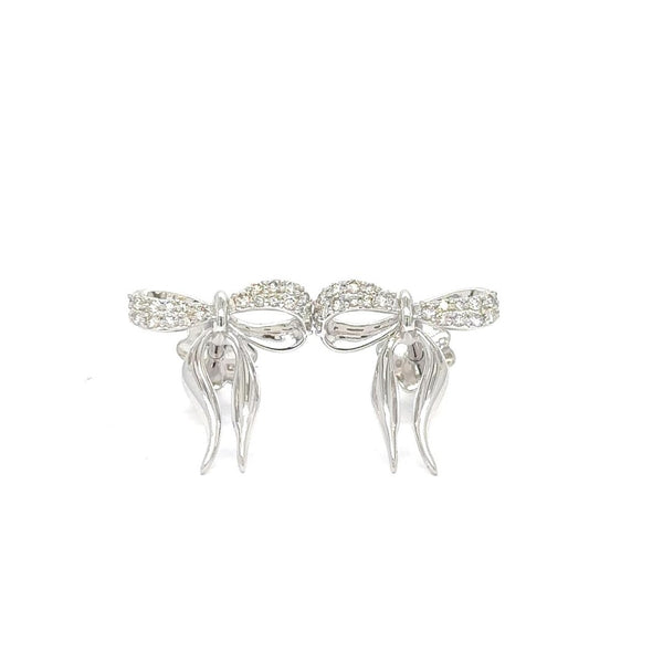 Diamond Knot Bow Studs