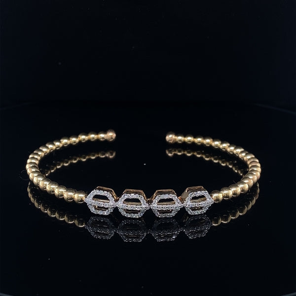 Honeycomb Bead Cuff