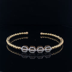 Honeycomb Bead Cuff