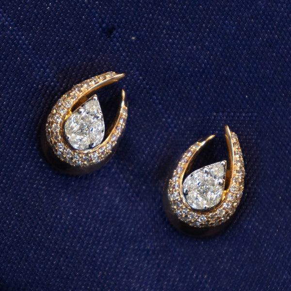 Flame Drop Studs