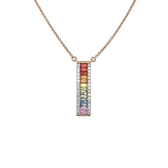 Rainbow Row Pendant