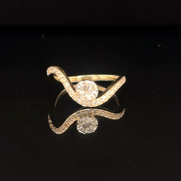 Ribbon Curl Ring