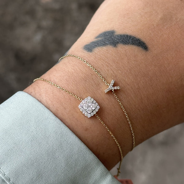 Cushion Cluster Bracelet
