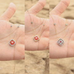 Flip Clover Charm