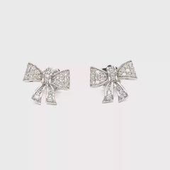 Pavé Bow Studs