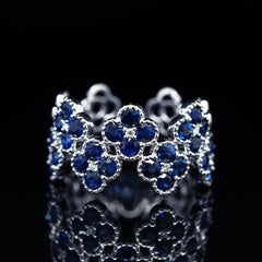 Sapphire Bloom Ring