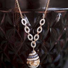 Swirl Teardrop Pendant